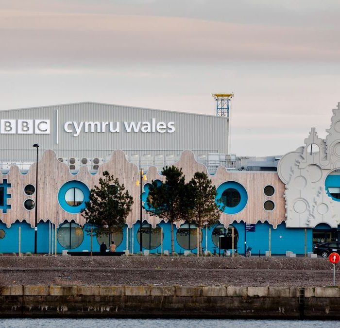 BBC Cymru Wales Studios Broadcasting Shelter