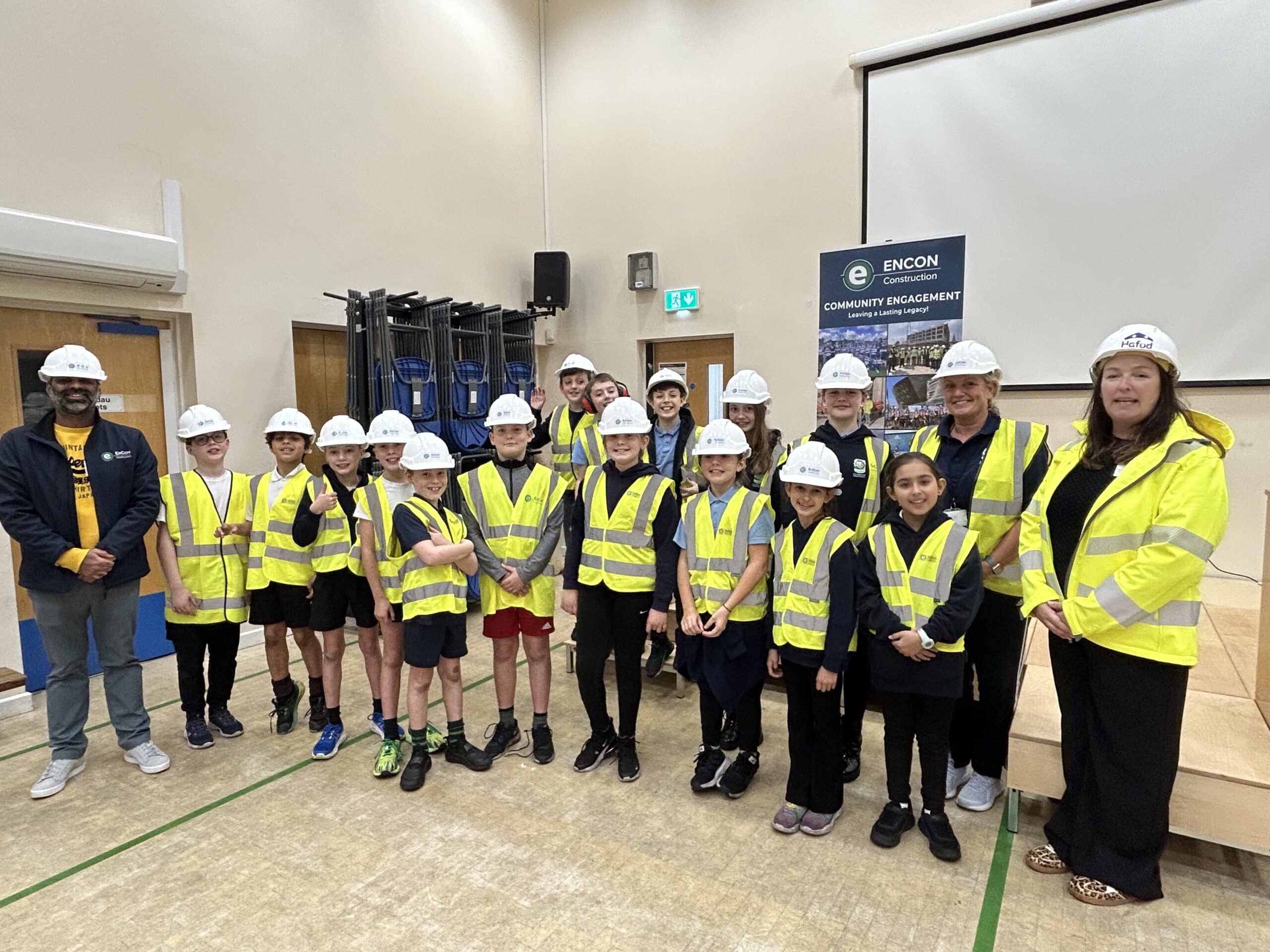 Site Safety Awareness at Llangan Primary School